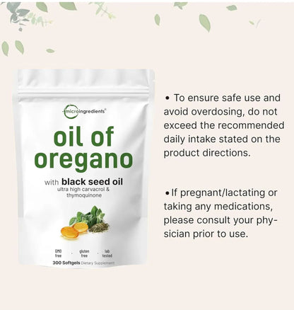 Suplemento natural Aceite de Oregano - Anti hongos CANDIDA®