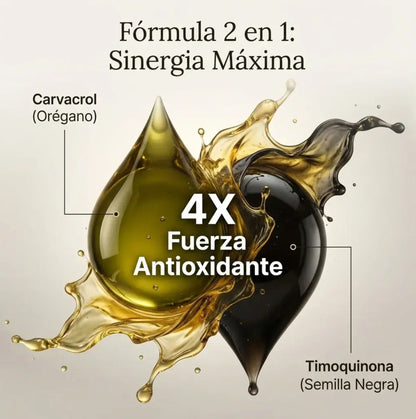 Suplemento natural Aceite de Oregano - Anti hongos CANDIDA®