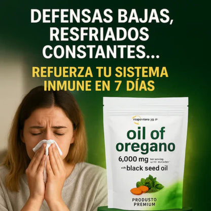 Suplemento natural Aceite de Oregano - Anti hongos CANDIDA®