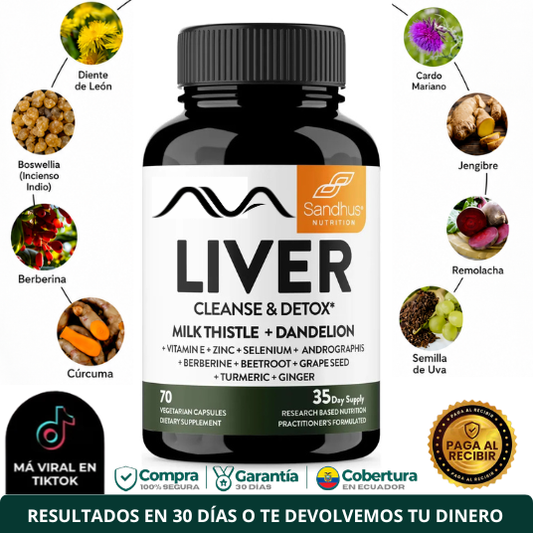 Super Liver: Repara tu Hígado y Consigue una piel radiante sin cremas ni antibióticos.