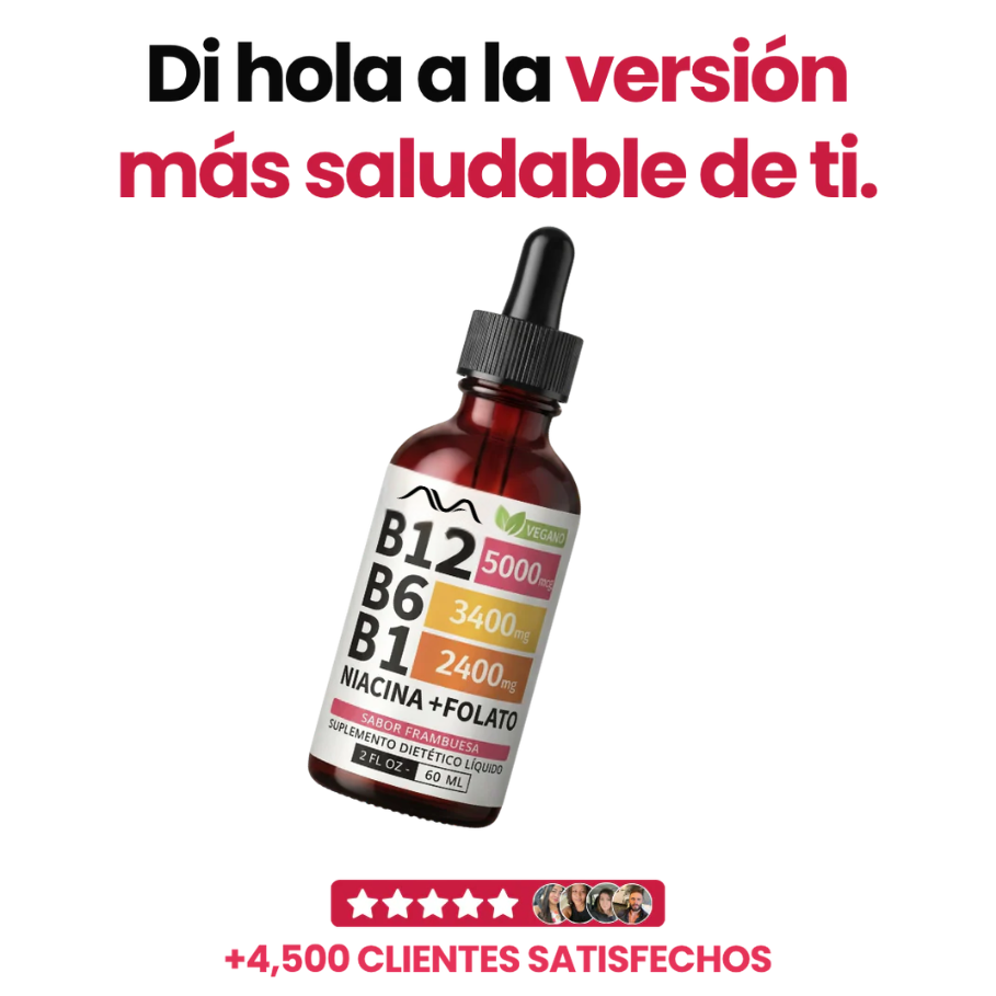 Complejo Ava de vitaminas B , 5 en 1 | El suplemento que hará nacer de cada hombre y mujer Su mejor versión !