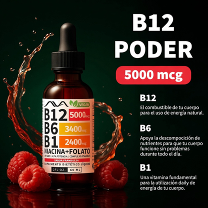 Complejo Ava de vitaminas B , 5 en 1 | El suplemento que hará nacer de cada hombre y mujer Su mejor versión !