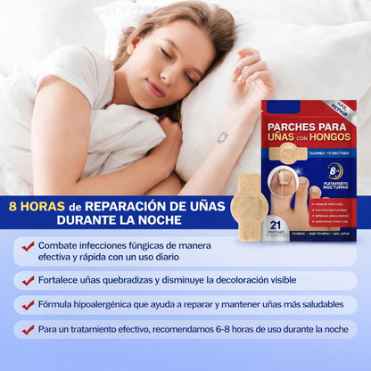 Parches Regeneradores de uñas - BIG PACK 21/UN