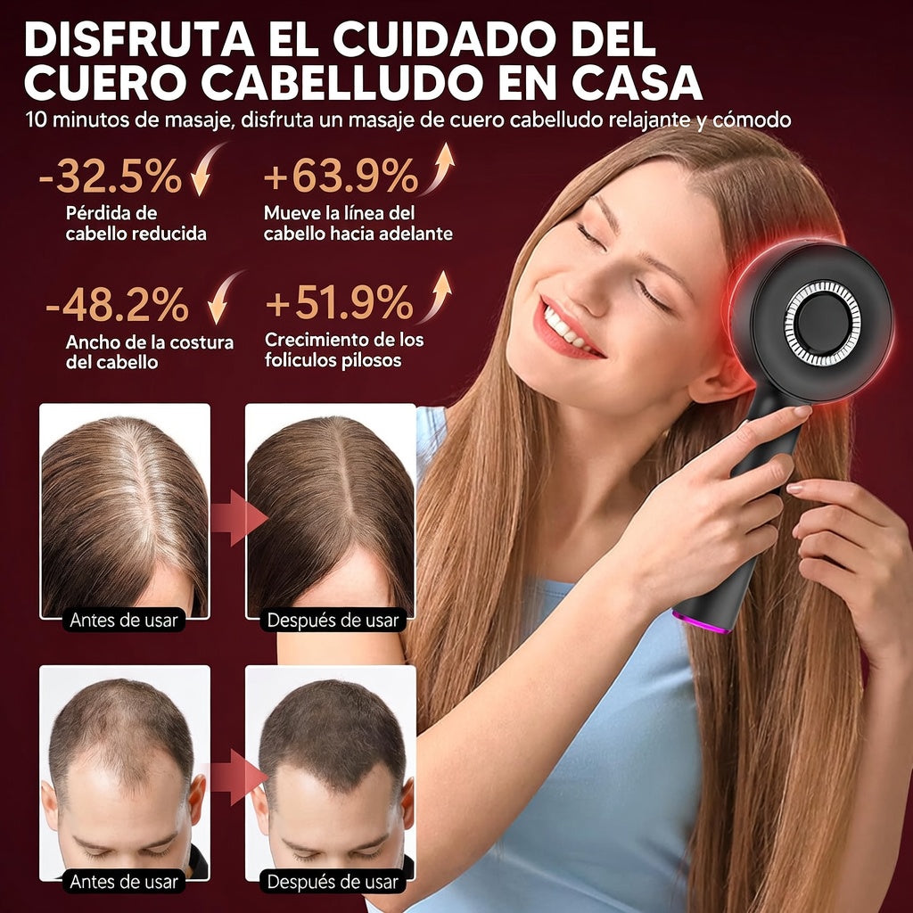 Cepillo IPX7 de Crecimiento Capilar