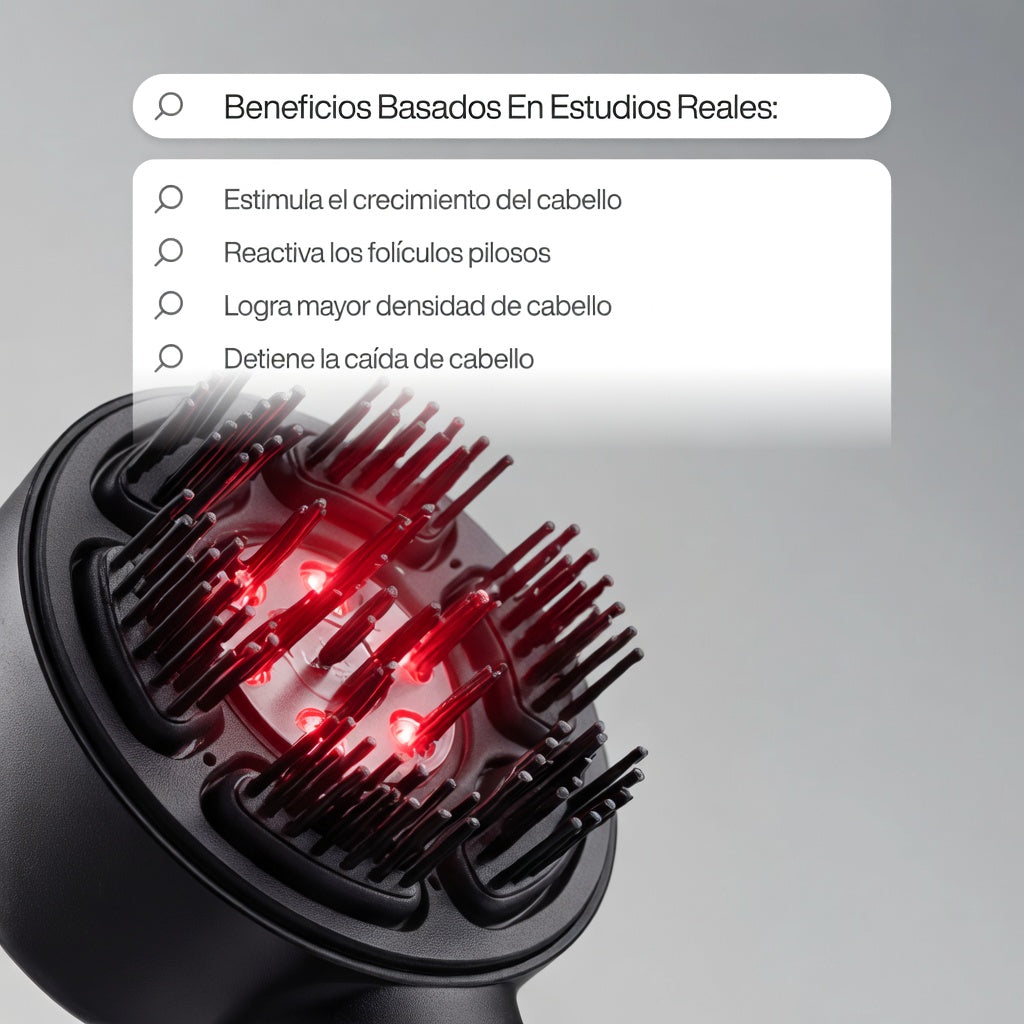 Cepillo IPX7 de Crecimiento Capilar